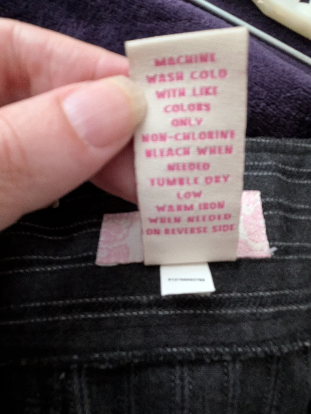 Candie's Gray Pinstriped Pencil Skirt